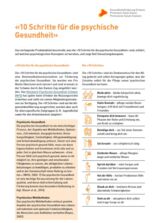 Cover von «10 Schritte für die psychische Gesundheit»