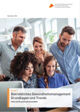 Cover von Betriebliches Gesundheitsmanagement Grundlagen und Trends